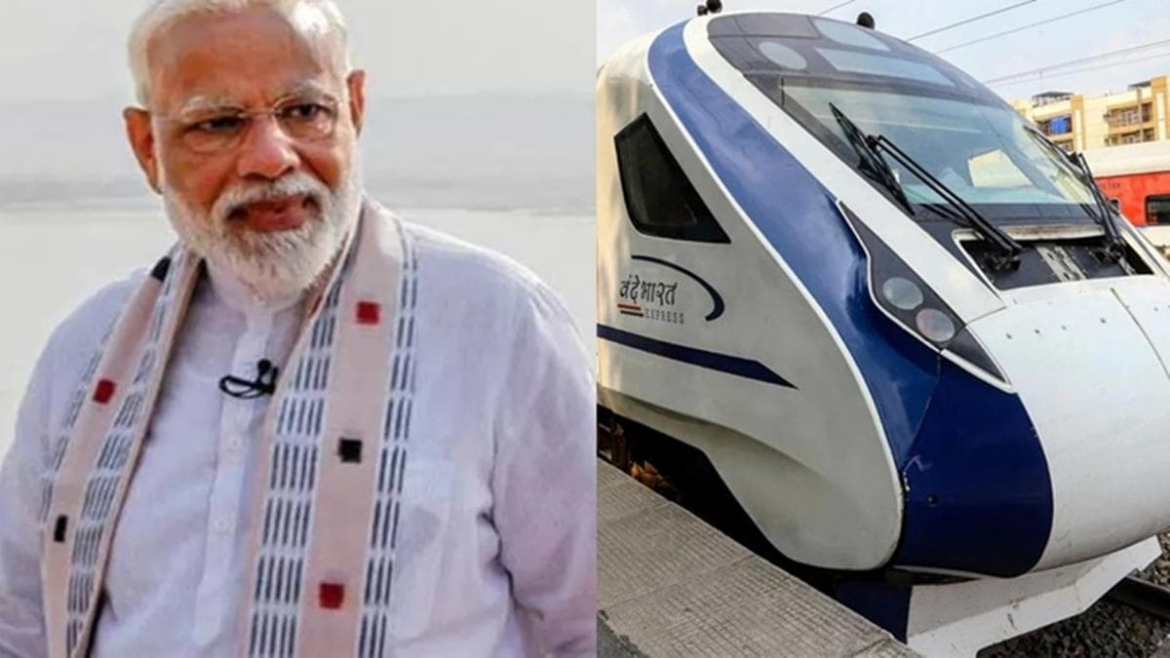 मोदी पांच वंदे भारत एक्सप्रेस को दिखायेंगे हरी झंडी