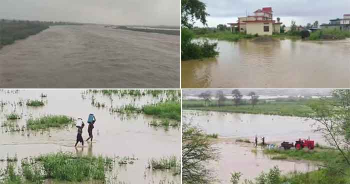 हिमाचल में इंद्रदेव का प्रकोप जारी, नदी-नाले उफनाये