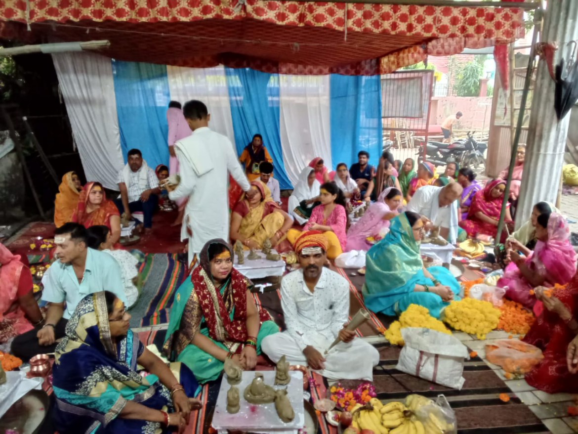 द्वादश ज्योर्तिलिंग के रूद्राभिषेक से शिवमय हुआ दबौली