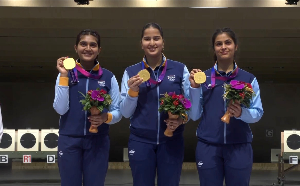 शूटिंग में भारत का जलवा,वुशु,टेनिस में पदक पक्के, जरीन क्वार्टर फाइनल में