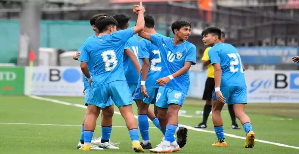 सैफ अंडर-16: मालदीव को 8-0 से रौंद कर शान से फाइनल में पहुंचा भारत
