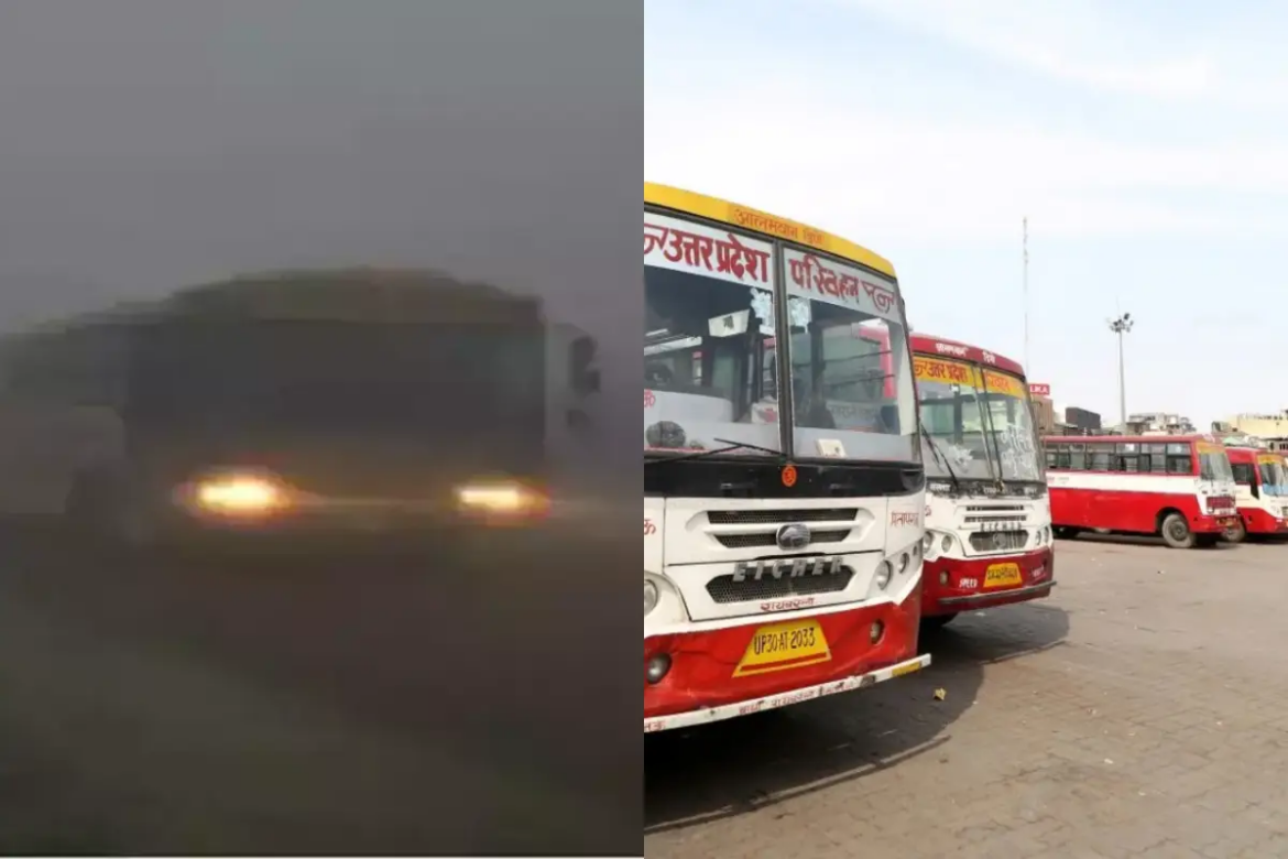 कोहरे और लो विजिबिलिटी में नहीं होगा बसों का संचालन