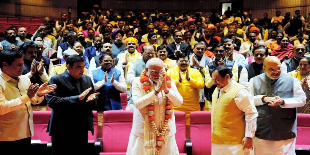 तीन राज्यों में भाजपा की जीत, कार्यकर्ताओं की सामूहिक जीत : मोदी