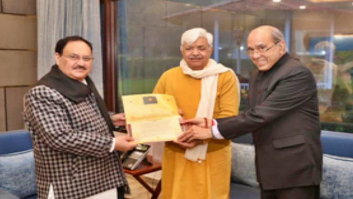 नड्डा राजनाथ, शाह को राम मंदिर प्राण प्रतिष्ठा का न्यौता
