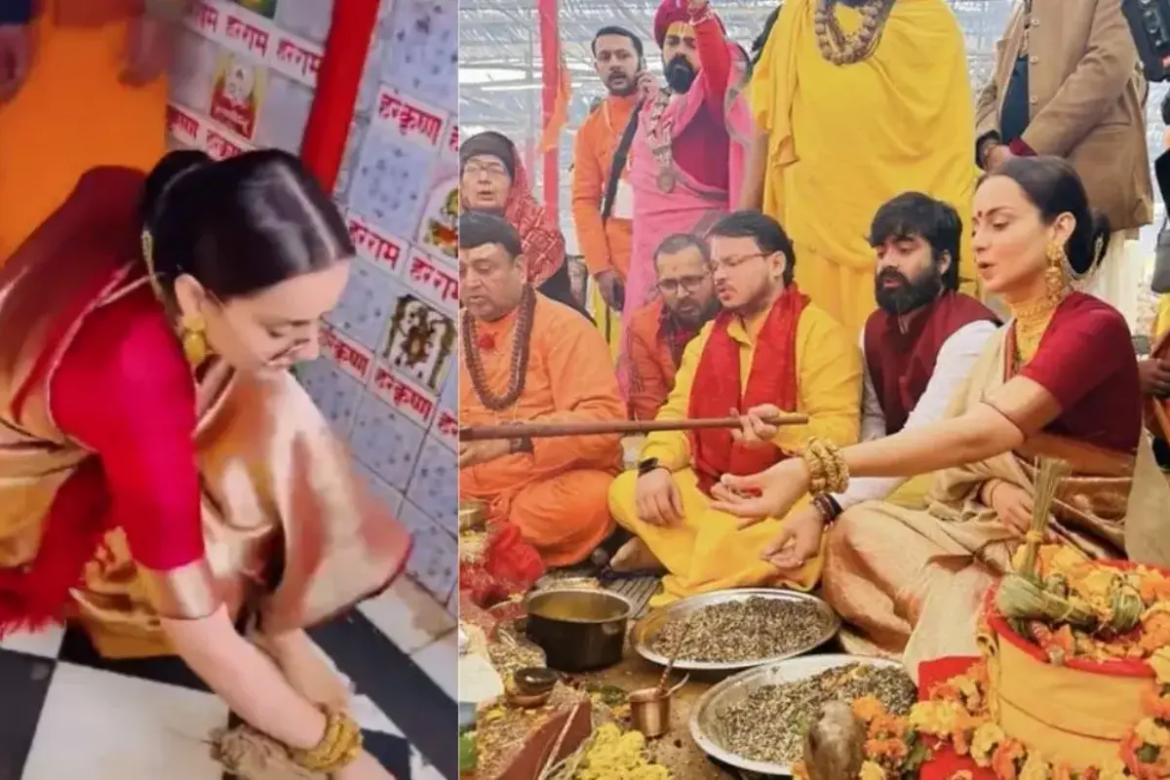 कंगना ने लगायी झाड़ू,रणदीप बोले अदभुद होगा सोमवार