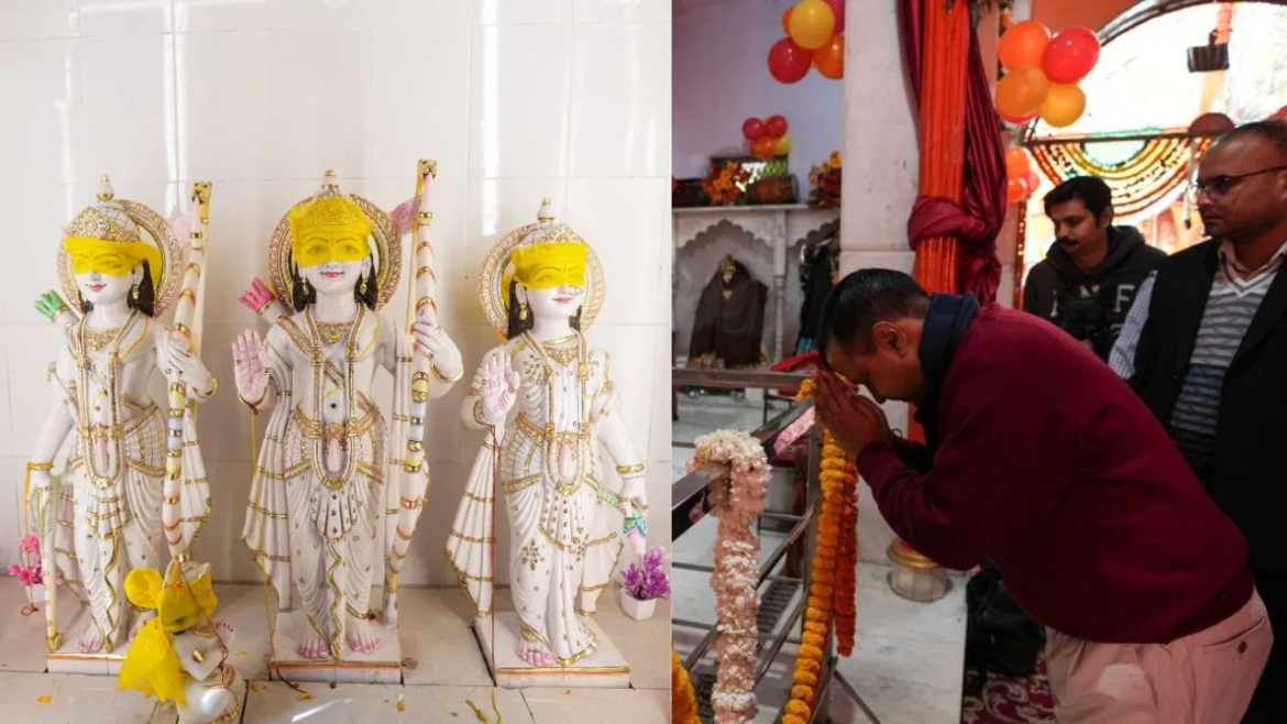 प्राण प्रतिष्ठा पर ‘आप’ ने जगह-जगह किया सुंदरकांड पाठ का आयोजन