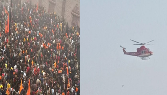 अयोध्या में आस्था का सैलाब,योगी ने किया हवाई सर्वेक्षण
