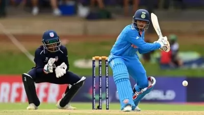 भारत ने अमेरिका को 201 रनों से हराया