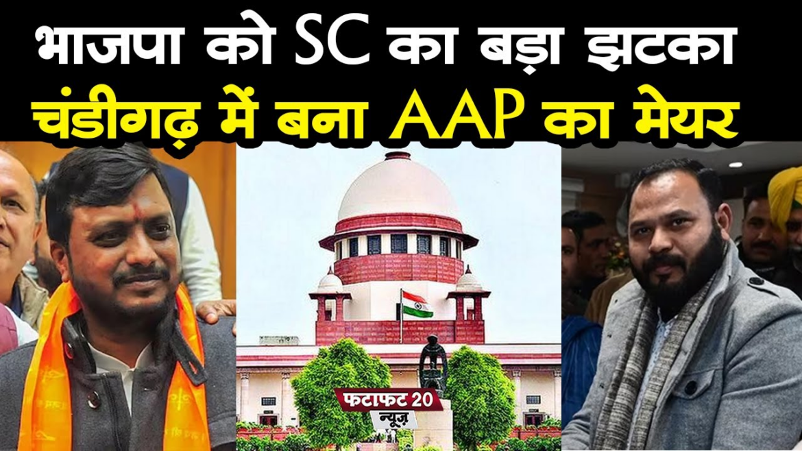 चंडीगढ़ महापौर चुनाव: भाजपा को झटका, सुप्रीम कोर्ट ने आप-कांग्रेस उम्मीदवार कुलदीप को घोषित किया महापौर