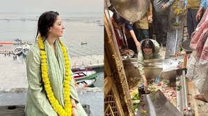 तमन्ना भाटिया ने काशी विश्ननाथ मंदिर में किये दर्शन