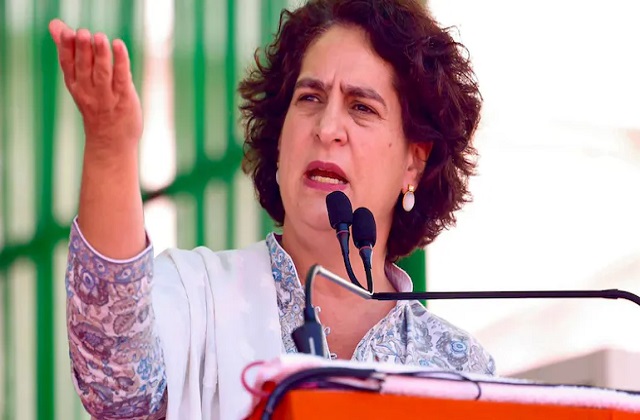 महंगाई,बेरोजगारी पर बात नहीं करना चाहते मोदी: प्रियंका