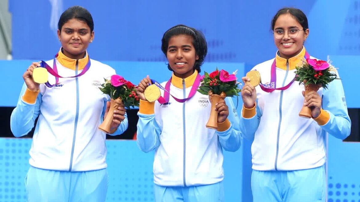 भारतीय महिला कंपाउंड टीम ने तीरंदाजी विश्वकप में बनायी स्वर्ण की हैट्रिक