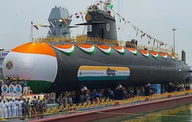 देश की दूसरी परमाणु पनडुब्बी अरिघात नौसेना के बेड़े में शामिल