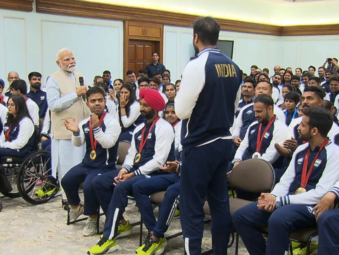 पैरालंपिक खिलाड़ियों ने मोदी को कहा परम मित्र