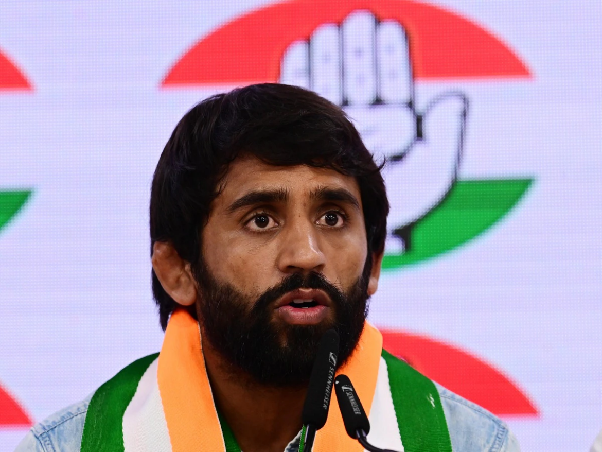 बजरंग पूनिया बने किसान कांग्रेस के कार्यकारी अध्यक्ष
