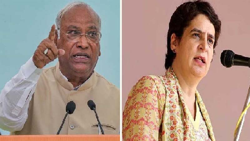 प्रियंका संसद में बनेंगी महिलाओं की सशक्त आवाज : खरगे