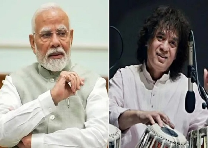 मोदी ने मशहूर तबला वादक जाकिर हुसैन के निधन पर शोक व्यक्त किया