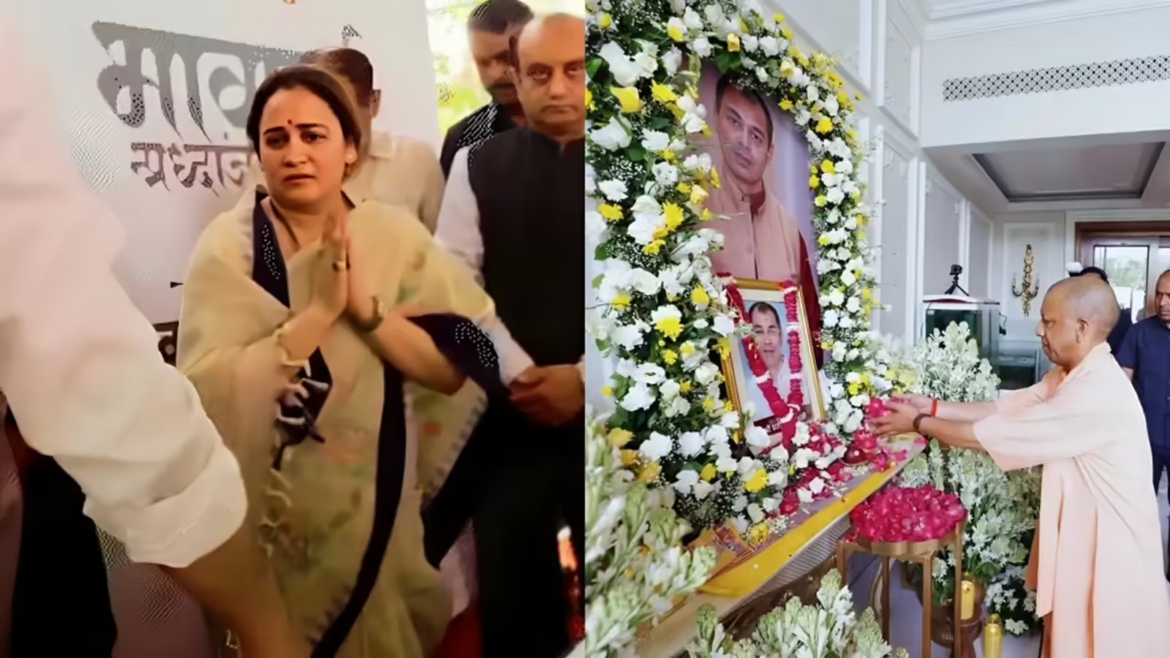 प्रतीक यादव की तेरहवीं पर पहुंचे योगी, परिवार को दी सांत्वना