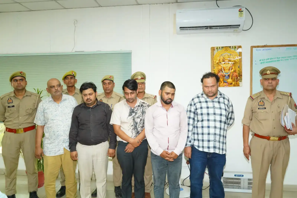 कानपुर में साइबर ठगी के अंतरराज्यीय गिरोह का भंडाफोड़,पांच गिरफ्तार