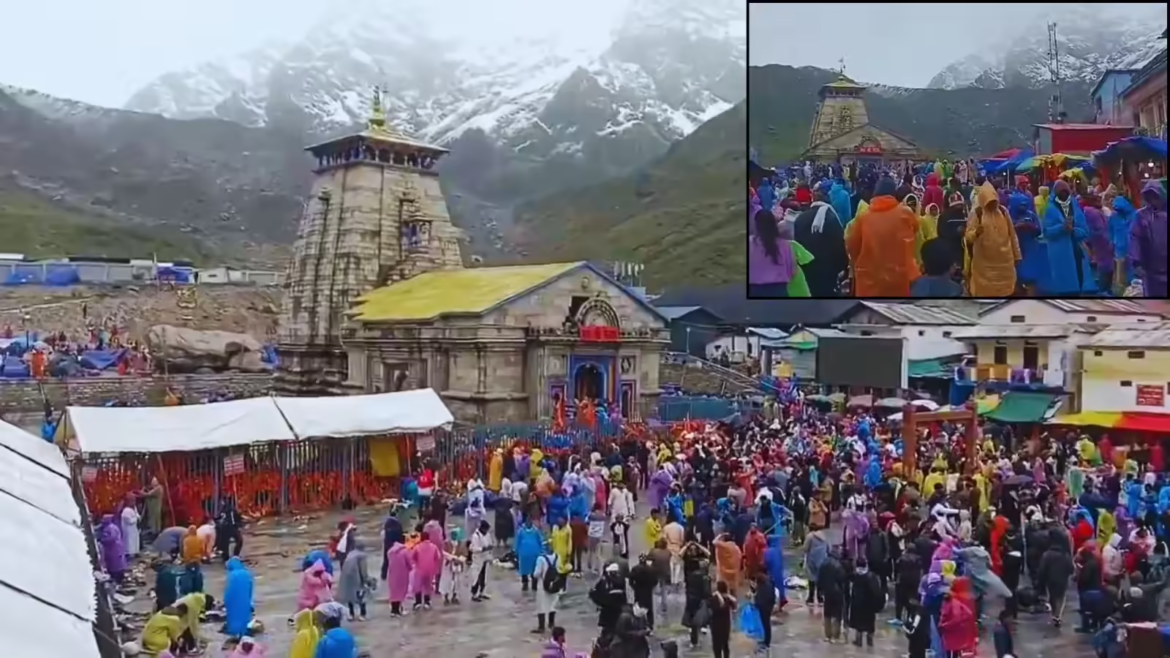 केदारनाथ यात्रा फिर से शुरू, लगातार बारिश, हिमपात के कारण कई घंटे रही बन्द