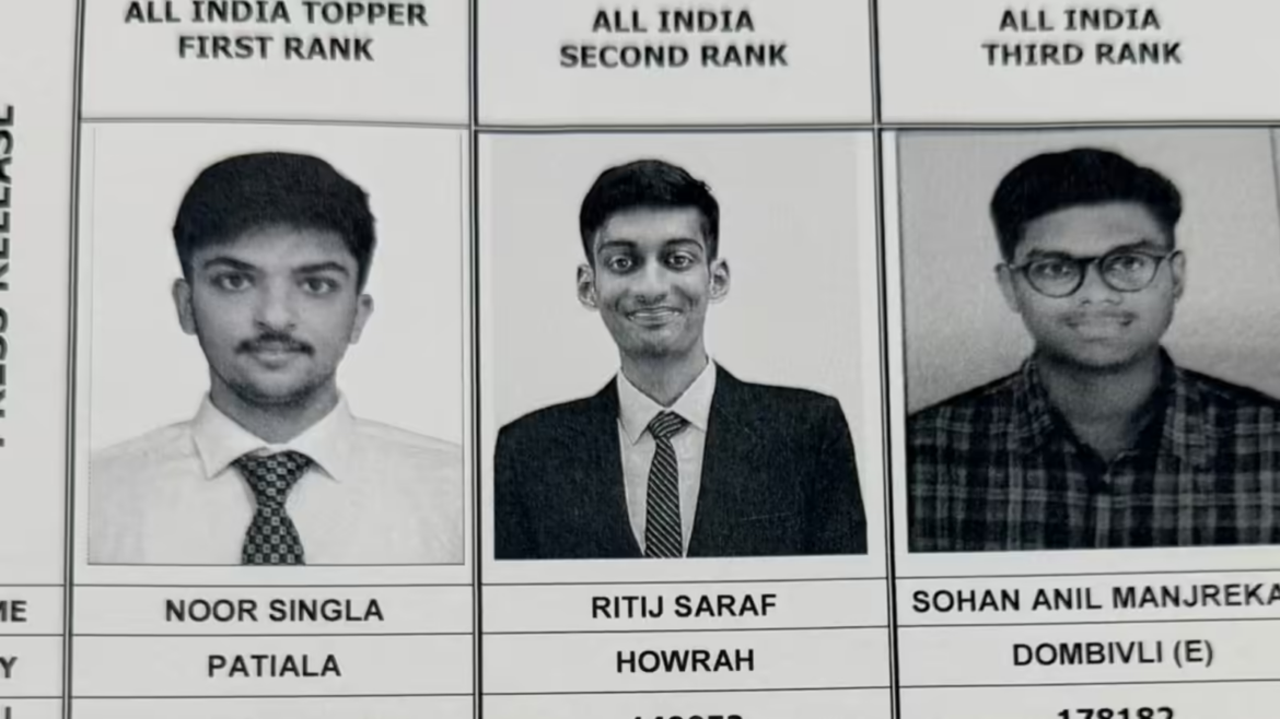 सीए की अंतिम परीक्षा में पटियाला के नूर सिंगला ने हासिल किया प्रथम स्थान