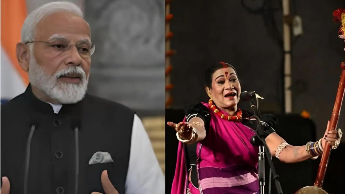 प्रधानमंत्री ने पंडवानी गायिका तीजन बाई के निधन पर शोक जताया