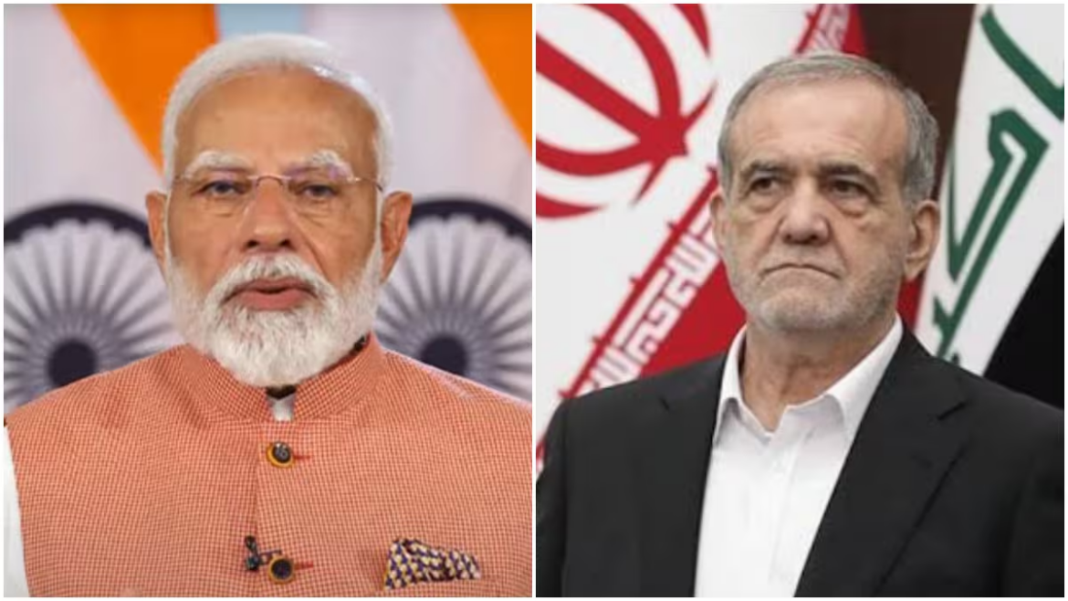 मोदी ने ईरान के राष्ट्रपति के साथ पश्चिमी एशिया की स्थिति पर की बात