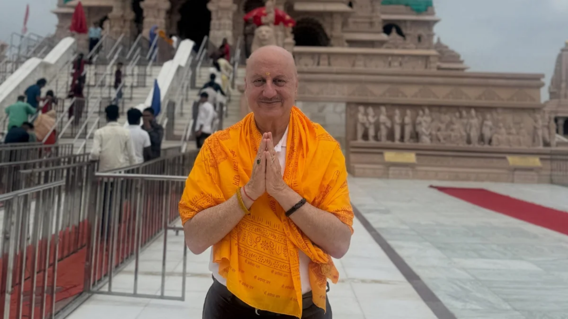राम मंदिर की गरिमा कुछ लोगों की हरकतों से प्रभावित नहीं हो सकती : अनुपम खेर