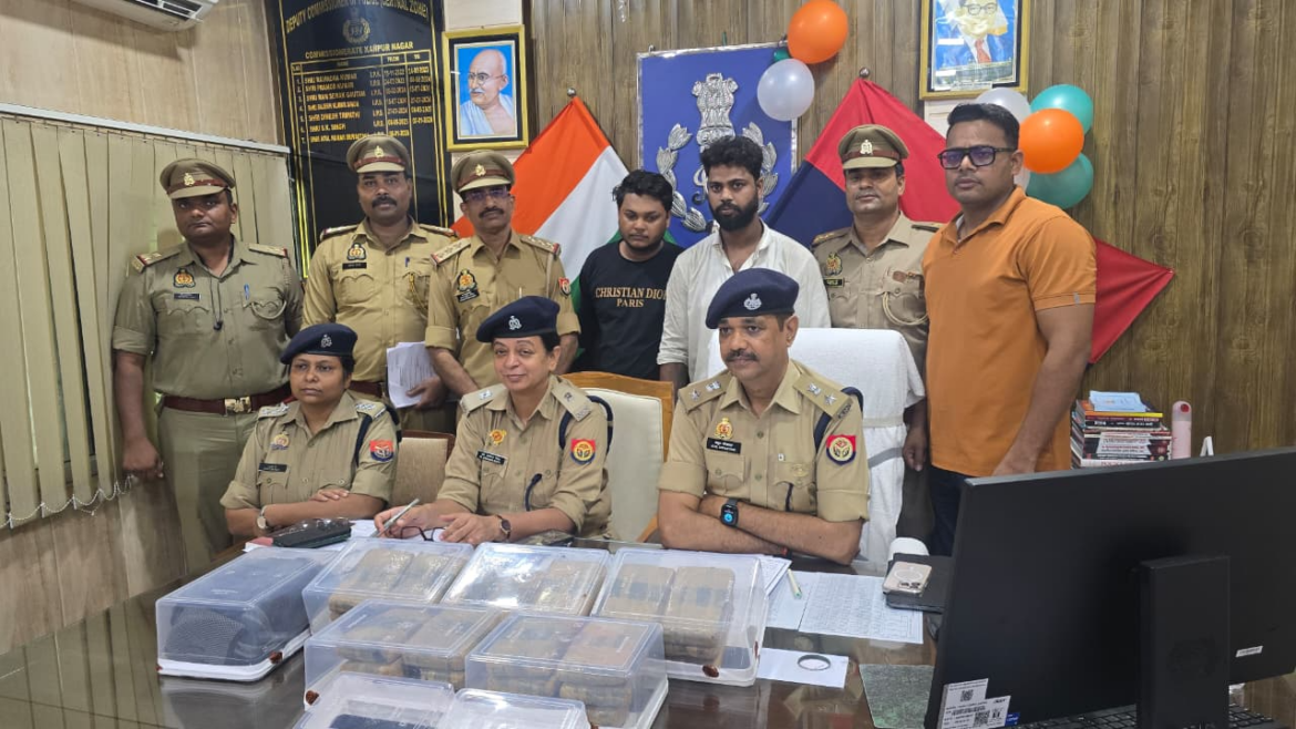 कानपुर में 15 करोड़ की चरस बरामद,दो गिरफ्तार