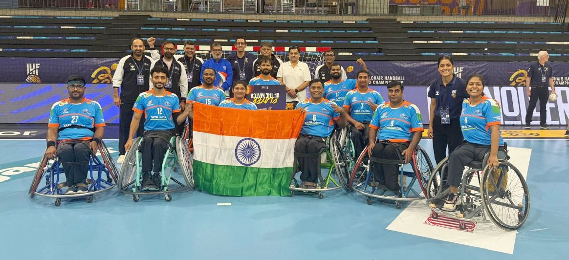 विश्व व्हीलचेयर हैंडबॉल चैंपियनशिप में भारत 10वें स्थान पर